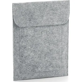 Kosmetická taška BagBase Plstěný tablet Slip Barva: Grey Melange, Velikost: 20 x 26 cm G_BG727