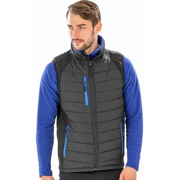 Pánská vesta Result Softshellová vesta a z recyklovaného kompasu Barva: Modrá, Velikost: S G_RT238