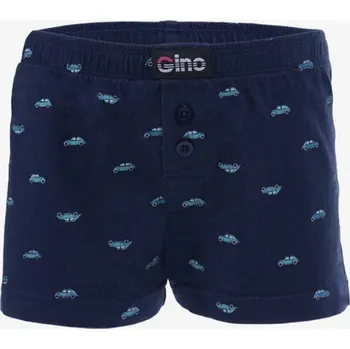 Chlapecké spodní prádlo GINA dětské trenky volné chlapecké, šité, s potiskem 25018P - lékořice tm. tyrkysová - 140/146