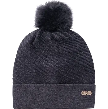 Čepice Dámské Zimní čepice LIU JO ECS CAPPELLO MAGLIA TF4288 TF4288MS63MA4287 – Černá
