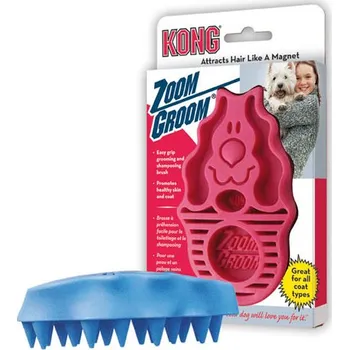 Kartáč pro zvířata Masážní kartáč KOng Zoom Groom