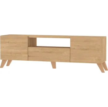 Televizní stolek Televizní stolek ZELIV, dub safírový + vyzvednutí ZDARMA