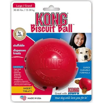 Hračka pro psa Hračka pro psa Kong Biscuit Ball, Velikost hračky M