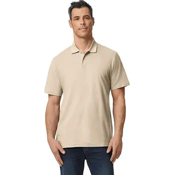 Pánské tričko Gildan Piqué Polo/tričko s límečkem Softstyle® Barva: Sand, Velikost: 4XL G_G64800