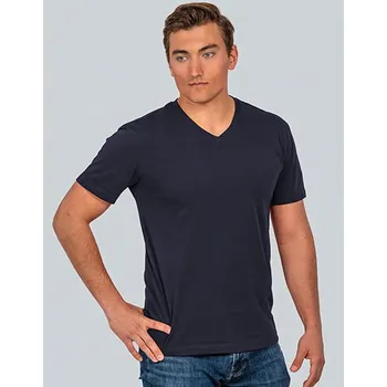 Pánské tričko HRM Pánská luxusní trička s výstřihem do V Barva: Zelená, Velikost: 5XL G_HRM102