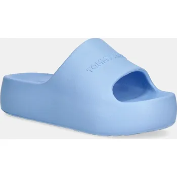 Dámské pantofle TOMMY JEANS Dámské modré pantofle EN0EN02879-C12-355 Velikost 39/40