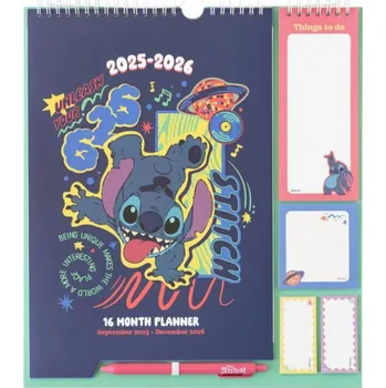 Polštář Plánovací kalendář Disney Stitch 2026