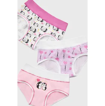 Dámské spodní prádlo 3PACK Dívčí kalhotky Pinguini