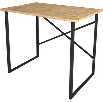 Psací stůl Psací stůl HALNAL, černá/borovice + vyzvednutí ZDARMA