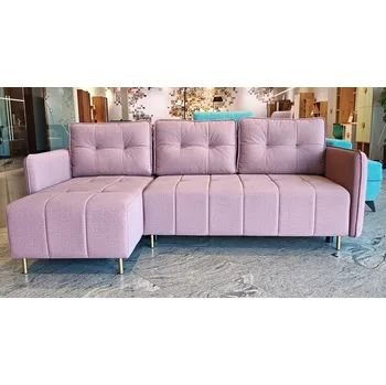 Sedací souprava Dolmar Rohová sedací souprava Dello – moderní rozkládací sedačka s úložným prostorem skladem