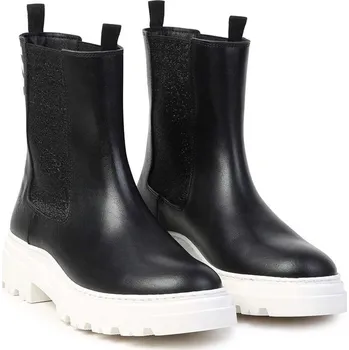 Dětská móda Dětské kožené kotníkové boty Karl Lagerfeld Z30308.28.35 černá 99X, EUR 33