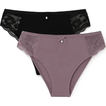 Dámské spodní prádlo LAMA Dámské kalhotky L-1590BI XXL