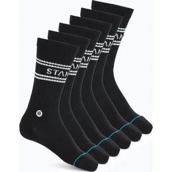 Pánská móda Ponožky Stance Basic Crew 6 par black