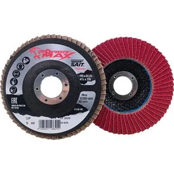 Brusný kotouč SAIT Lamelový kotouč talířový 115x22,23 UP POWERMAX P40 rovný