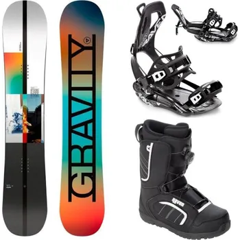 Snowboarding Gravity Symbol 25/26 snowboard + Raven Fastec FT360 black vázání + Raven Target ATOP obuv 161 cm wide + XL (EU 43-46) + DÁREK + Doprava ZDARMA