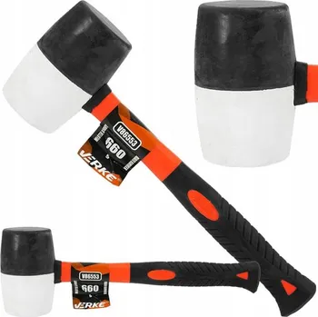 Kladivo Gumové kladivo, FIBERGLASS 660g, Verke V86553