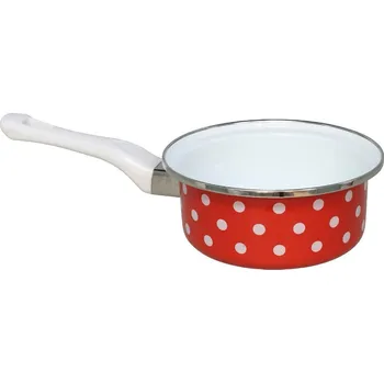 Hrnec Rendlík 14 cm, 0,55 l, červený puntík