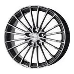 BROCK B24 BL. FP 4X98 ET35 HB58.1 7x17 4x98 ET35.00 schwarz front-poliert