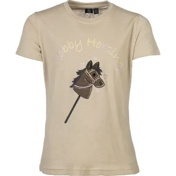 HKM Hobby Horsing Rainbow dětské triko béžové 158/164