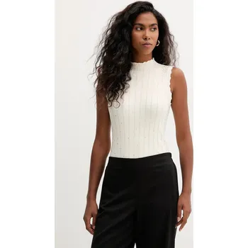 Top Fracomina FR25WT4004K50401 béžová 01X, vel. M