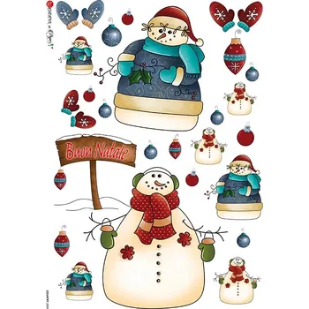 Umělecký papír Rýžový papír na decoupage - A4- Country 0004