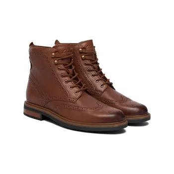 Dámské kozačky Kozačky Clarks Newford LaceBT 26183376 Hnědá 42_5