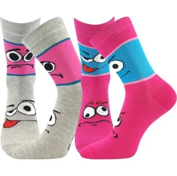 2PACK dětské ponožky Boma vícebarevné (Tlamik mix B) 35/38 Možnost vrácení zboží ZDARMA do 120 dnů!