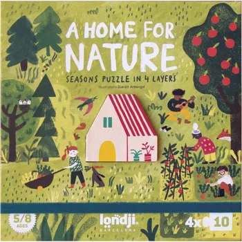Puzzle LONDJI Puzzle Home of nature - 40 pcs