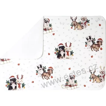 deka IHR DOG MAS deka vánoční pejsci