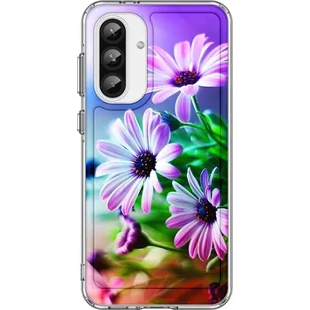 Pouzdro na mobilní telefon Kryt Samsung A56 Image pevný Fialové květy (obal neboli pouzdro na Samsung A56)