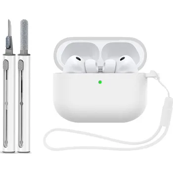 Příslušenství pro sluchátka Jednobarevný obal s čistícím perem pro AirPods Pro 3 Barva: White