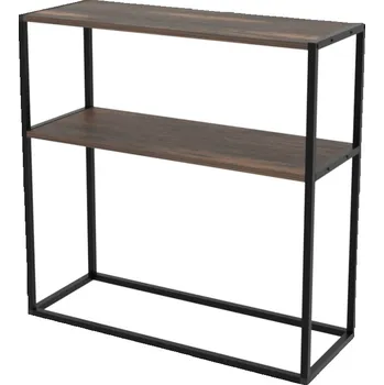 police Kovový regál VALLO, černá/mars + vyzvednutí ZDARMA