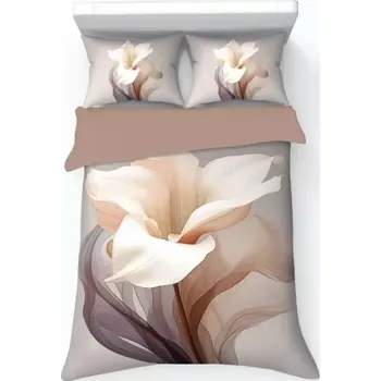 Povlečení NOVINKA 2025 ! Sada bavlněného povlečení s 3D efektem LUCKA 140x200/70x90cm + POVLAK POLŠTÁŘEK ZDARMA !