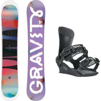 Snowboard Gravity Trinity 25/26 dámský snowboard + Gravity Fenix black 25/26 vázání 151 cm + S (EU 37) + DÁREK + Doprava ZDARMA