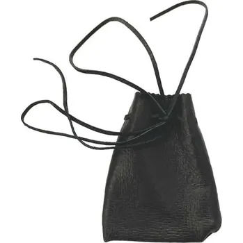 Karnevalový doplněk imago Kožený váček dvoudílný, barva hnědá