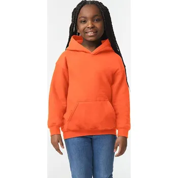 Chlapecká mikina Gildan Mikina Heavy Blend™ Youth s kapucí Barva: orange, Velikost: XS (104/110) G_G18500K