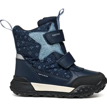 Dívčí sněhule Dětské Sněhule GEOX J TREKKYUP GIRL B AB-ST J46M7C-0MNBC-CF44YJ – Tmavě modrá 34