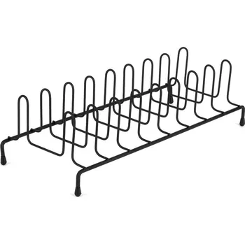 THE THINK kovový stojan s víkem ČERNÝ 33,5 x 13,5 cm