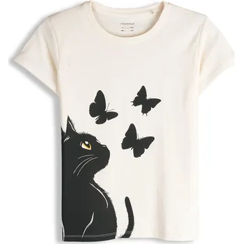 Dívčí tričko GATE Bavlněné tričko s potiskem 11Y 825-0679/116