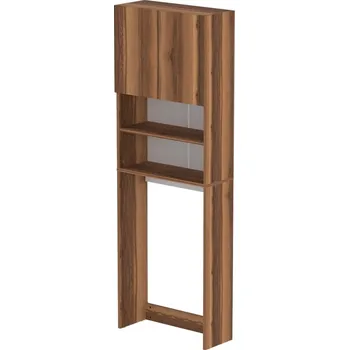 Koupelnový nábytek Skříňka na pračku/sušičku KNINA, ořech + vyzvednutí ZDARMA