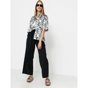 Dámská košile Volcom Fa Alix (black white) M, černá