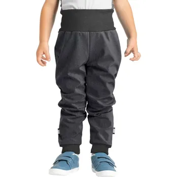 Chlapecké oblečení UNUO Dětské softshellové kalhoty s fleecem Street 2–3 ROKY