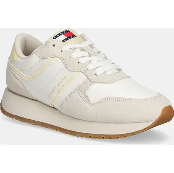 Pánské tenisky Sneakers boty Tommy Jeans EVA RUNNER LIGHT EN0EN02741 béžová 01X, EUR 41