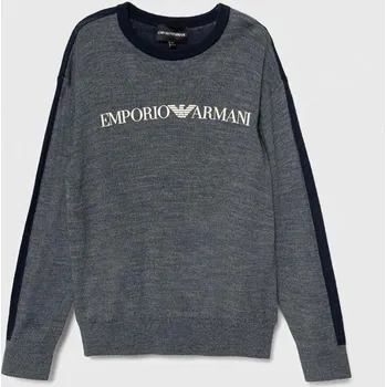 Dívčí oblečení Dětský vlněný svetr Emporio Armani 6R4M62.4MHGZ námořnická modř 59X, vel. 124-128