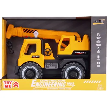 autíčko Bella Nova Auto Jeřáb se světelnými a zvukovými efekty