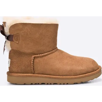 Dámské kozačky UGG - Nízké dětské kozačky Mini Bailey Bow II 1017397K.CHE béžová 80X, EUR 36