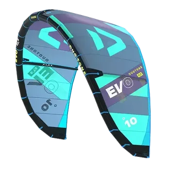 Drak pro kitesurfing kite DUOTONE Evo SLS 10 PO TESTU blue/mint one size One Size