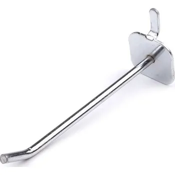 Organizér galanterie Háček ke stojanu na bižuterii - (10 cm) nikl (20 ks)