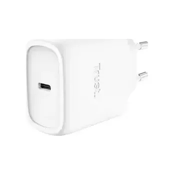 Adaptér k notebooku TRUSt MAXO 45W USB-C GAN CHARGER WHITE