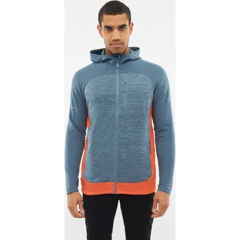 Pánská mikina Pánská funkční mikina Viking Delmore modrá/oranžová S